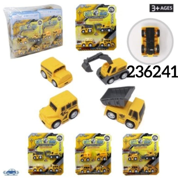 CAMIONES CONSTRUCCION MINI 4ud BLISTER