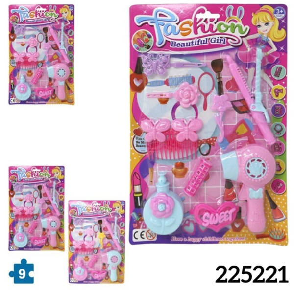 ACCESORIOS BELLEZA PELUQUERIA BLISTER 32x22cm
