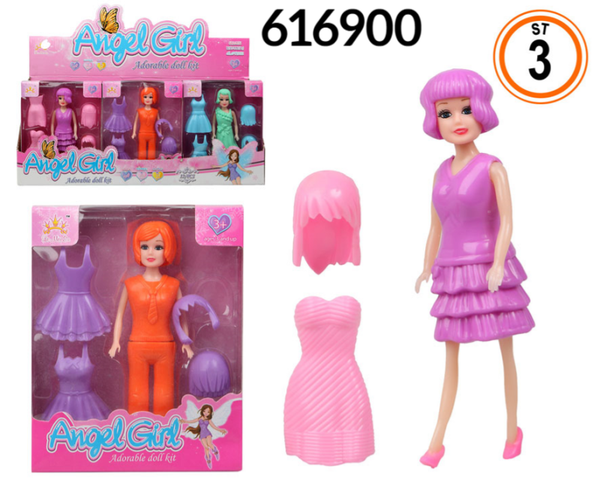 MUÑECA ANGEL GIRL ACCESORIOS CAJA 16x13cm (12)