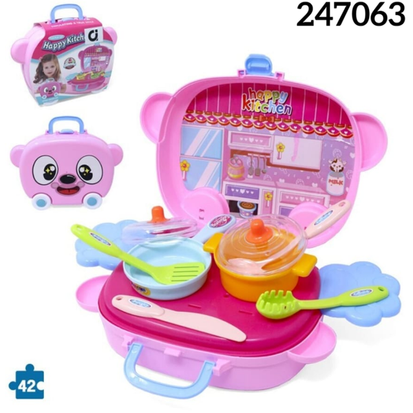 BOLSITO ROSA ACCESORIOS COCINA 23x15cm
