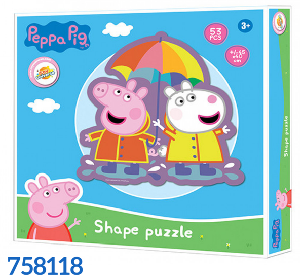 PUZZLE PEPPA PIG LLUVIA 53pz CAJA