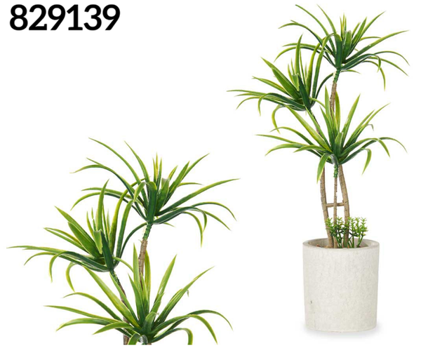 MACETA ARTIFICIAL PALMERA VERDE 41x22cm