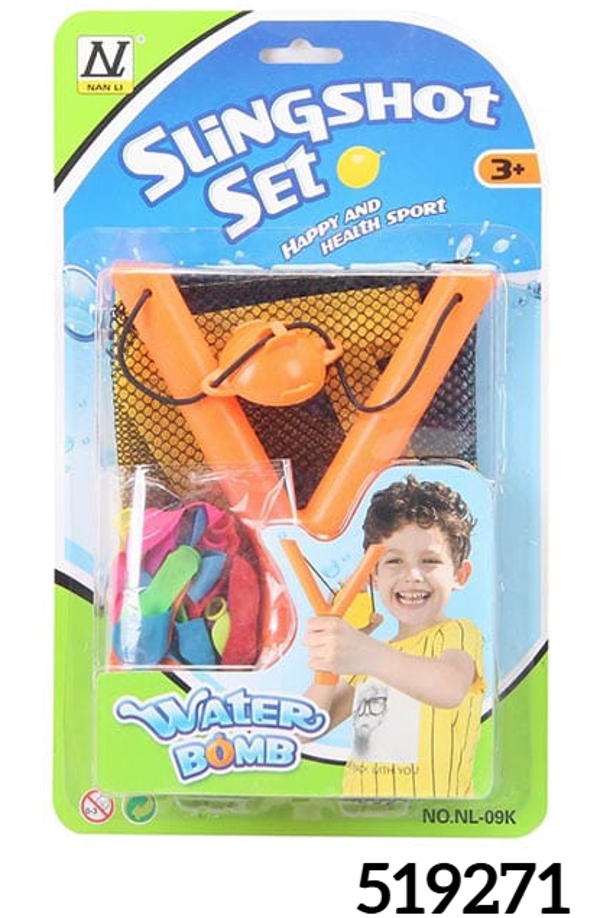 JUEGO TIRA GLOBOS AGUA BLISTER 31x19cm