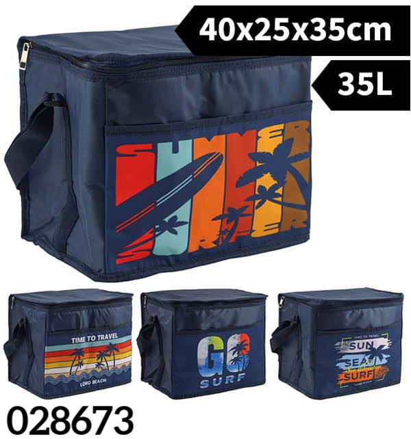 BOLSA NEVERA 40x25x35cm 35lit DISEÑOS
