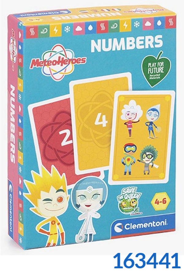 JUEGO CARTAS NUMEROS CLEMENTONI 11x16cm