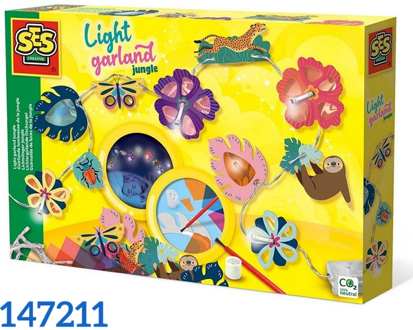 JUEGO SES CREATIVE CREAR CADENA LUCES 20x30cm