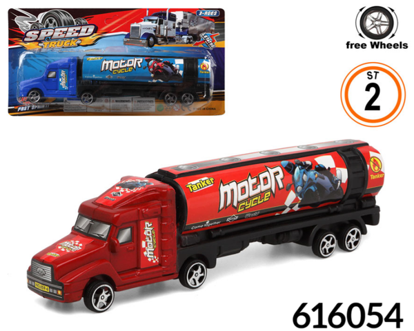 CAMION REMOLQUE BLISTER 30x15cm