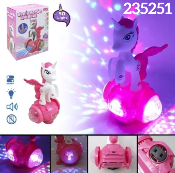 FIGURA UNICORNIO ACCION LUZ/SONIDO