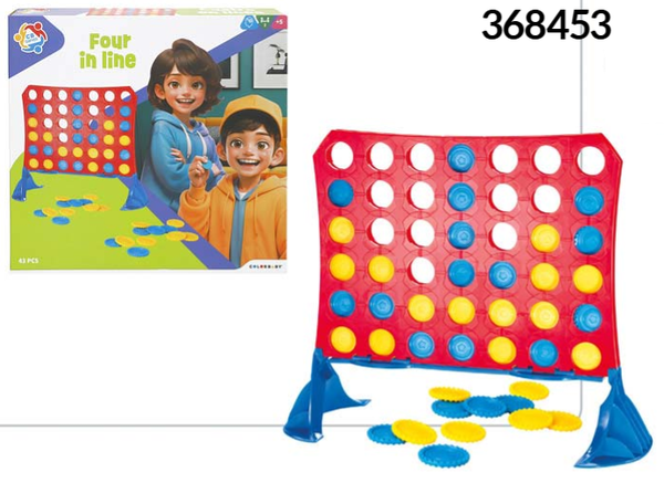 JUEGO 4 EN FILA CAJA 29x27cm