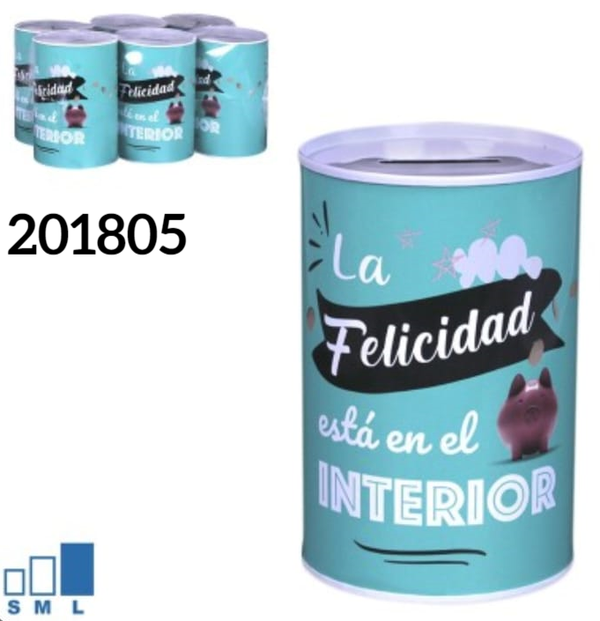 HUCHA METAL FELICIDAD 15x10cm (6)
