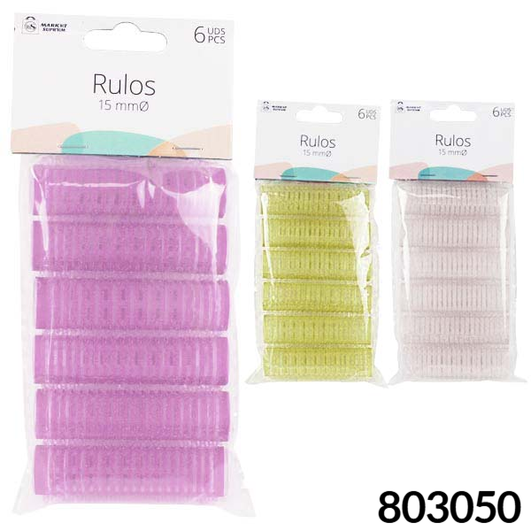 RULOS VELCRO 6x1,5cm 6ud (12)