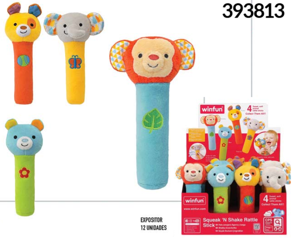 SONAJERO PELUCHE WINFUN 17cm EXPOSITOR (12)