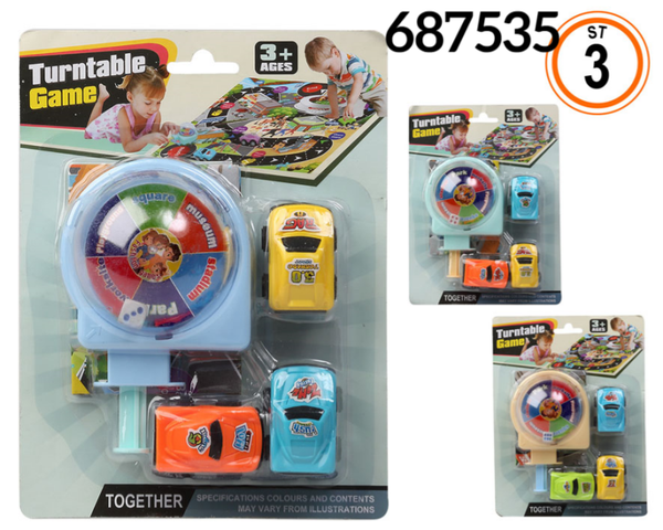 COCHES LANZADOR 4pz BLISTER 20x15cm