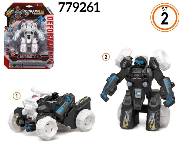 ROBOT TRANSFORMER SUPER HERO BLISTER