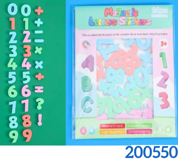 IMANES ESPUMA NUMEROS 26pz