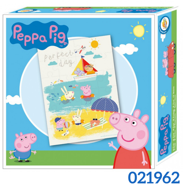 PUZZLE PEPPA PIG PLAYA 24pz CAJA