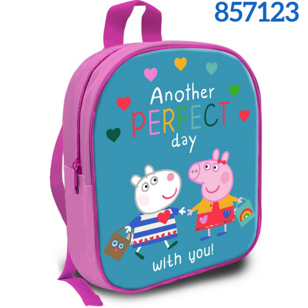 MOCHILA INF. PEPPA PIG 31x24cm