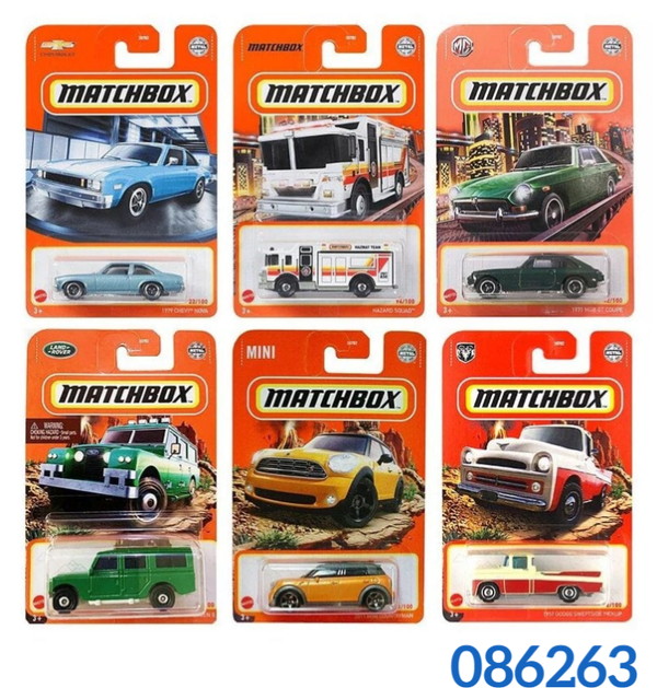 COCHES METAL ESCALA 1:64 MATCHBOX