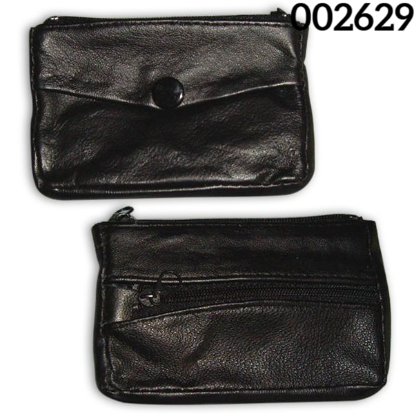MONEDERO ANILLA NEGRO 2CREMALLERAS 11x7cm (12)