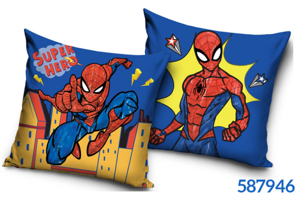 COJIN RELLENO SPIDERMAN 40x40cm