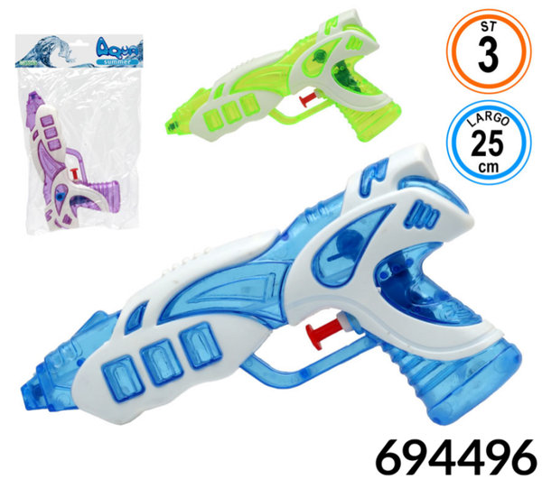 PISTOLA AGUA MEDIANA BOLSA 25cm