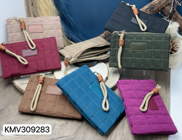 BOLSITO CARTERA PESPUNTES CUERDA 18x10cm