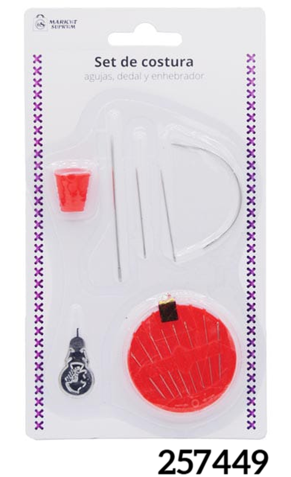 AGUJAS SURTIDAS+ENHEBRADOR BLISTER (12)