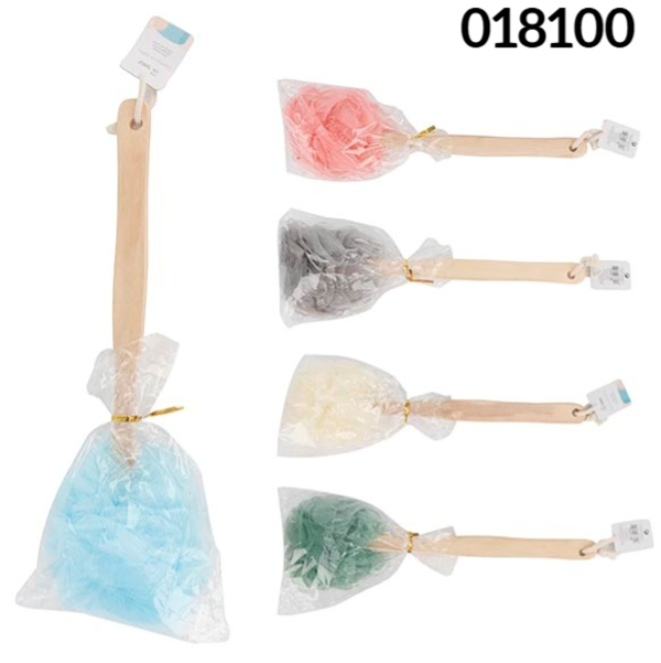 ESPONJA BAÑO SPA CON MANGO 34cm