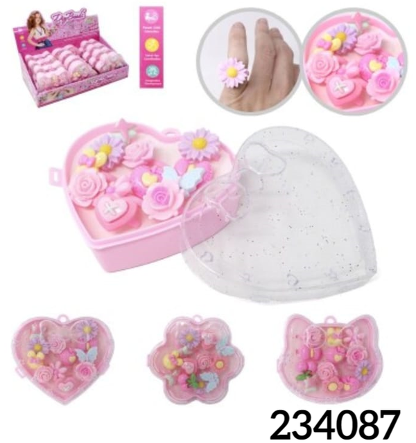 ANILLOS INF. 12pz CAJITA FORMAS (12)
