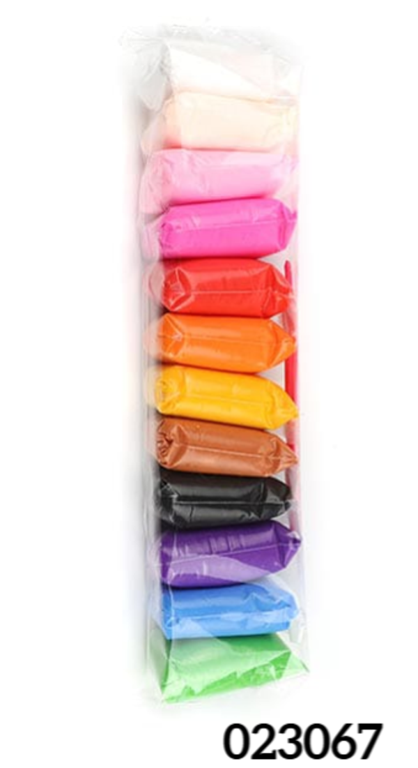 PLASTILINA BLANDA 130gr 12COLORES