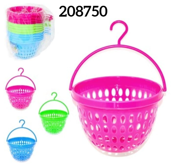 CESTA PINZAS ROPA REDONDO 3SURTIDO (12)