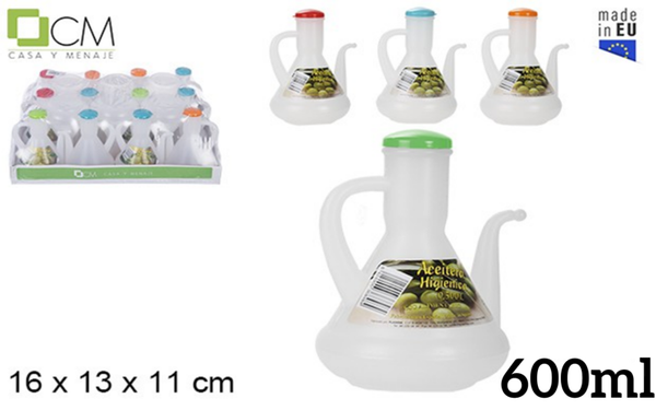ACEITERA PLASTICO 600ml