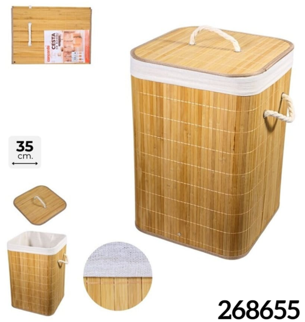 PONGOTODO BAMBU CUADRADO 50x35x35cm
