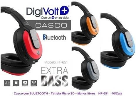 AURICULAR CASCO INALAMBRICO BLUETOOTH