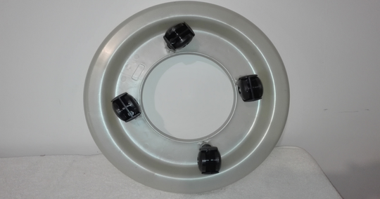 PORTA BOMBONAS PLASTICO RIGIDO RUEDAS