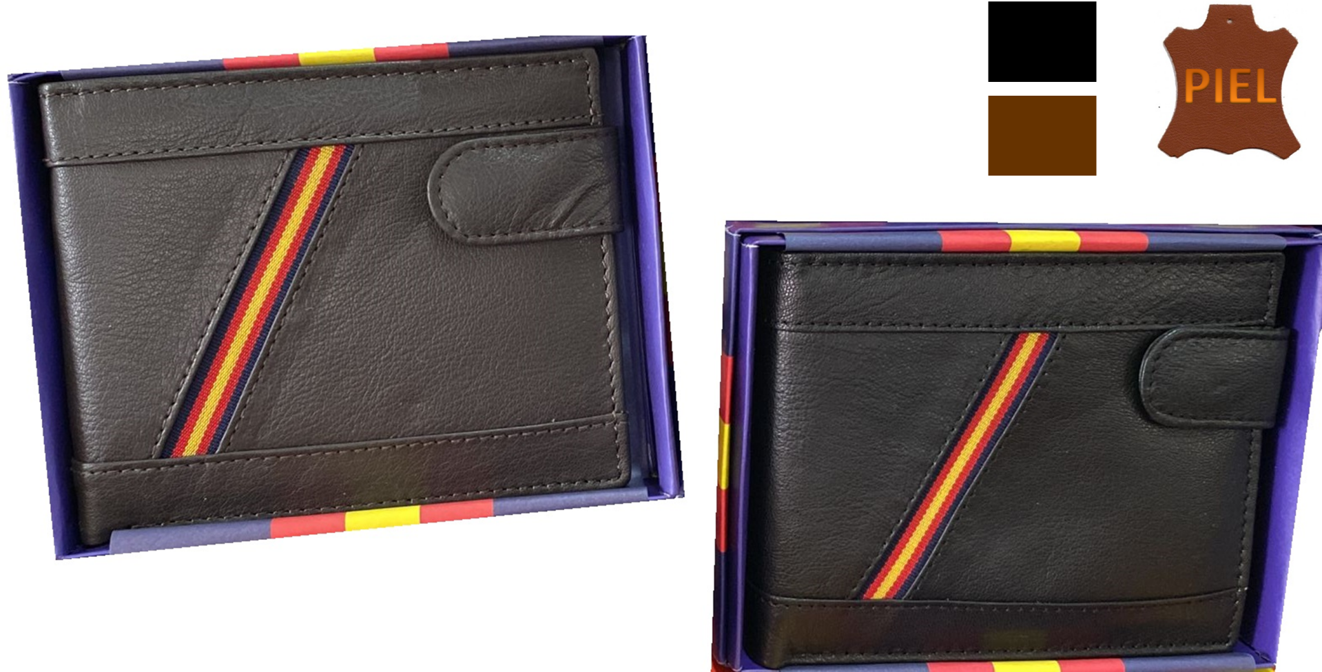 CARTERA CRO. PIEL ESPAÑA MONEDERO 11x8cm