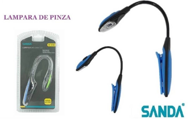 LAMPARA LECTURA LED PINZA