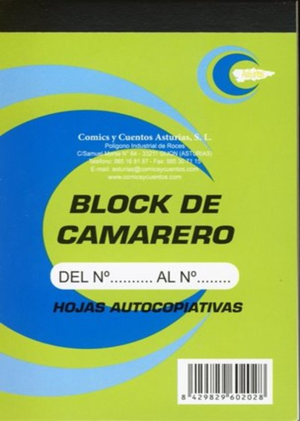 TALONARIO CAMARERO 1/8 DUPLICADO (12)
