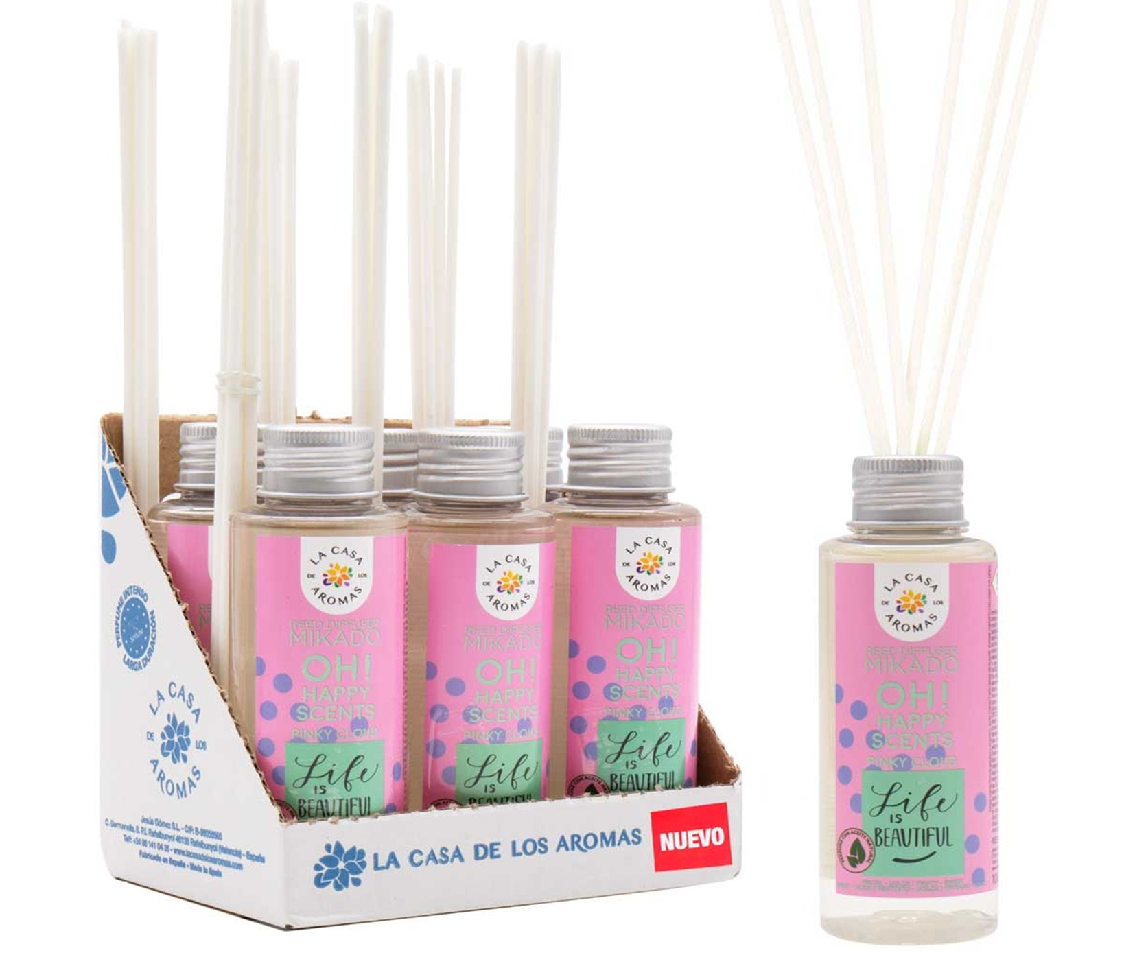AMBIENTADOR MIKADO PINKY CLOUD 100ml (6)