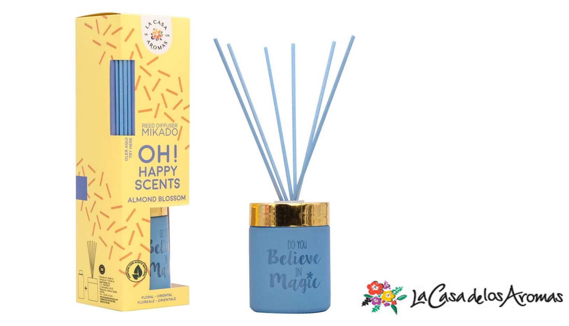 MIKADO OH! HAPPY SCENTS ALMOND BLOSSOM 100ml