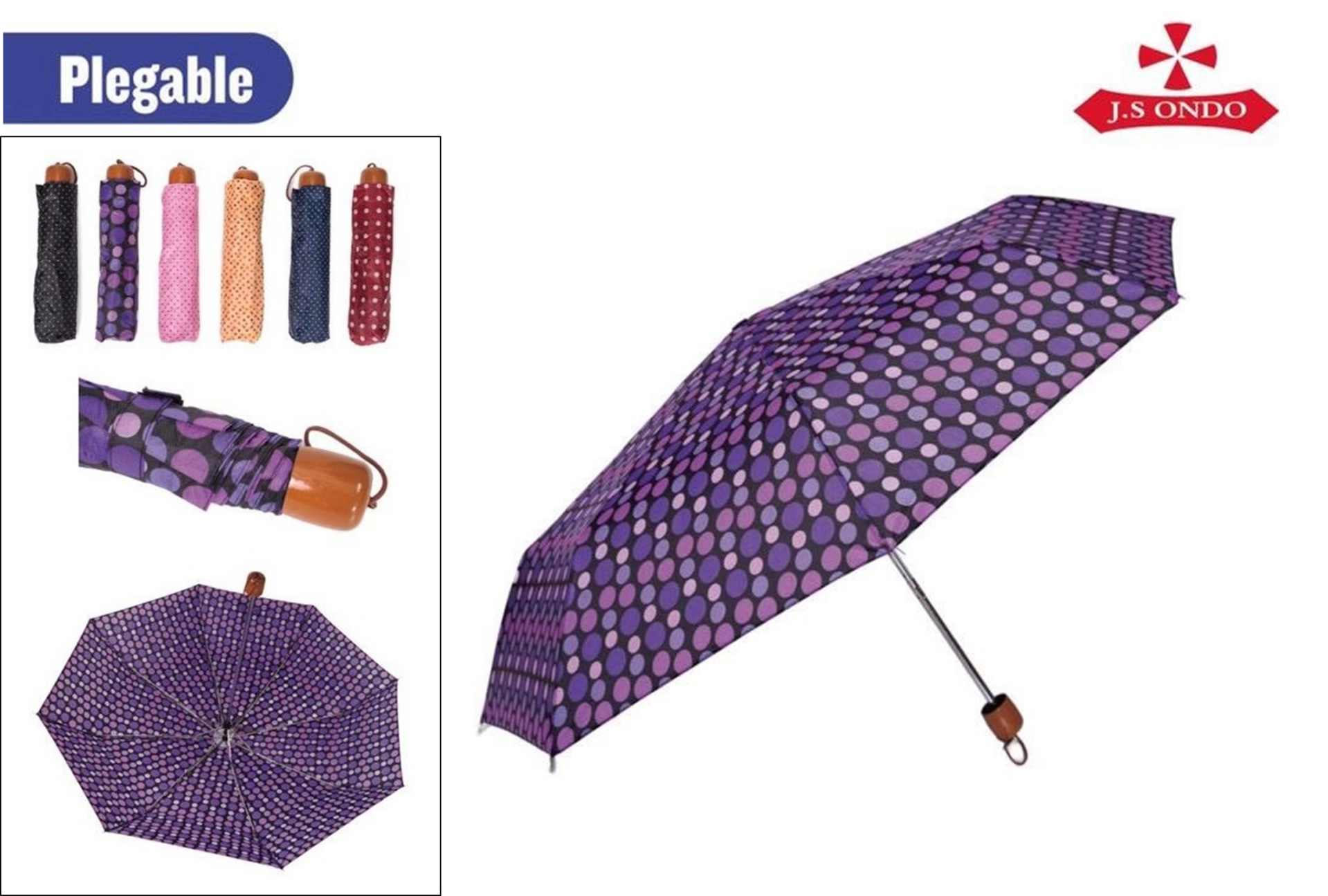 PARAGUAS UNISEX PLEGABLE (12)