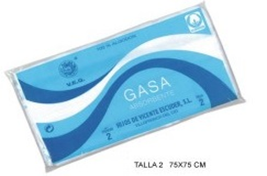 GASAS BEBE ALGODÓN 2ud BLANCAS