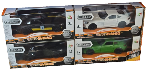 COCHE METAL ESCALA 1:32 ABRE PUERTAS MILE