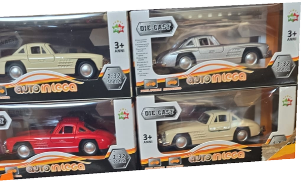 COCHE METAL ESCALA 1:32 ABRE PUERTAS MILE