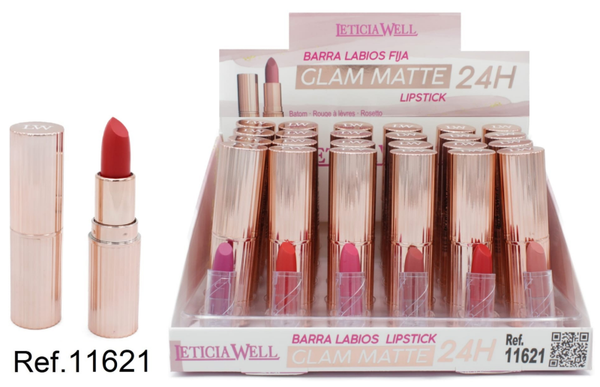 BARRA LABIOS FIJA GLAM MATTE LETICIA WELL (24)
