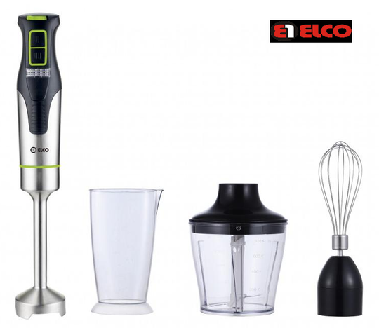 BATIDORA CON ACCESORIOS ELCO 1200W