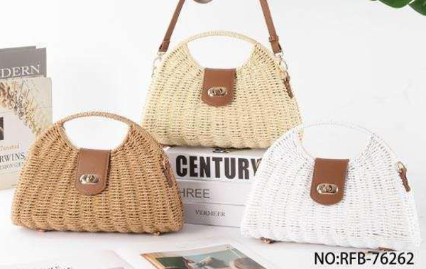 BOLSO RATTAN RIGIDO OVALADO 31x21cm