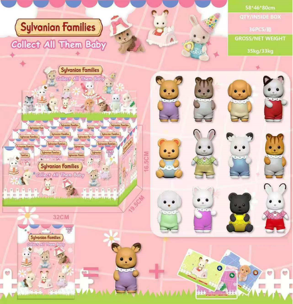 FIGURA SOBRE SORPRESA SYLVANIAN FAMILIES (24)