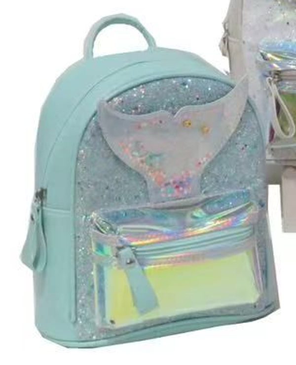 MOCHILA PASEO BRILLO SIRENITA