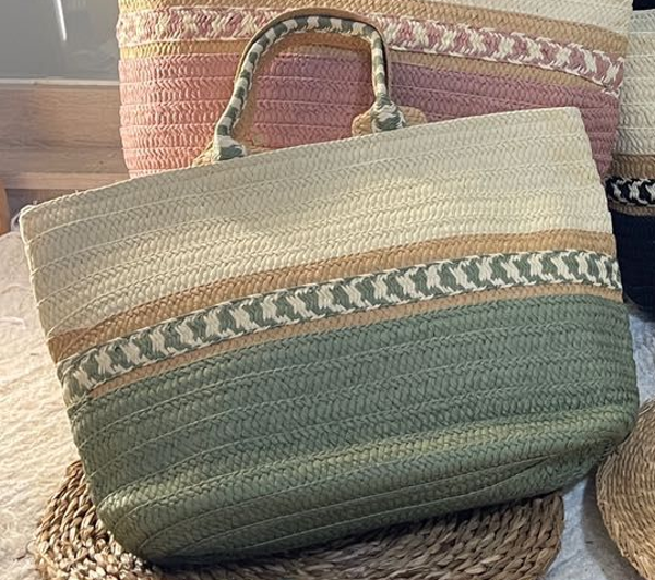 BOLSO CAPAZO MIMBRE 37x28cm